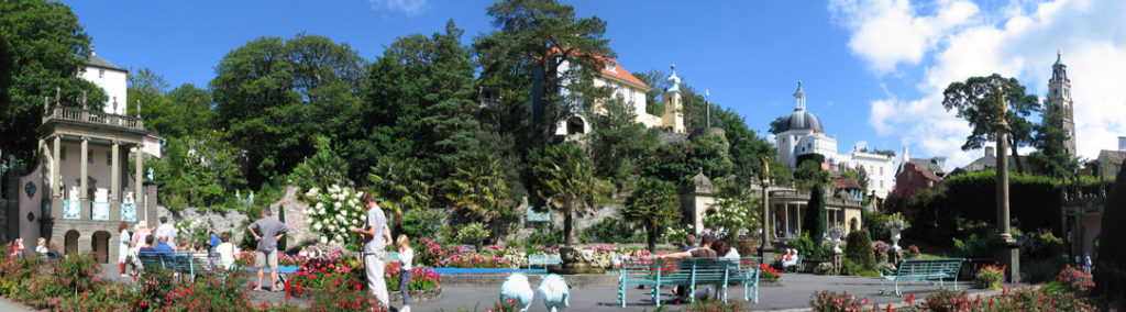 Seaside North Wales Portmeirion piazza